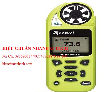  Hiệu chuẩn máy đo vi khí hậu Kestrel 5200 (0852HVG). Hiệu chuẩn nhanh G-tech