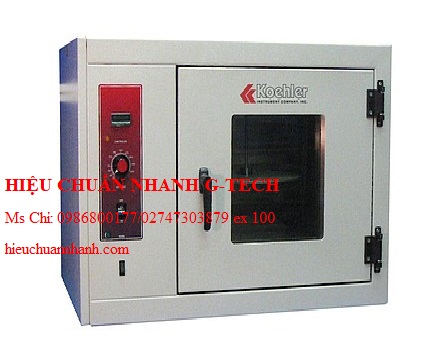 Hiệu chuẩn lò sấy màng mỏng, hao nhiệt Koehler K45859 (~180°C). Hiệu chuẩn nhanh G-tech