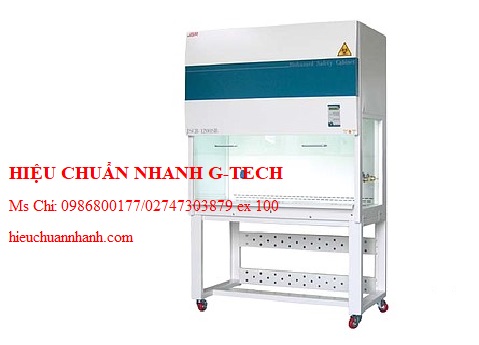 Hiệu chuẩn tủ an toàn sinh học cấp II, type A2 JSR JSCB-1800SB. Hiệu chuẩn nhanh G-tech