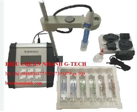 Hiệu chuẩn Máy đo oxy hòa tan/nhiệt độ SI ANALYTICS LAB 745 (loại để bàn). Hiệu chuẩn nhanh G-tech