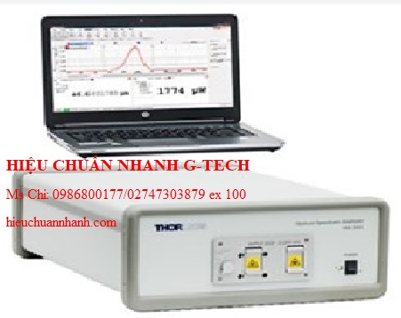Hiệu chuẩn máy phân tích quang phổ THORLABS OSA201C (350 - 1100 nm, độ phân giải 7,5 GHz). Hiệu chuẩn nhanh G-tech