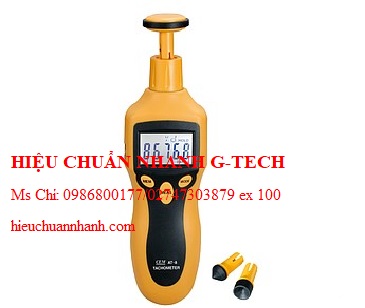 Hiệu chuẩn  CEM AT-8 Contact/Non-contact Digital Tachometers (2~99,999 RPM). Hiệu chuẩn nhanh G-tech