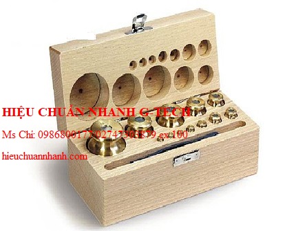 Hiệu chuẩn bộ quả cân chuẩn M1 KERN 343-05 (1mg - 500000mg). Hiệu chuẩn nhanh G-tech