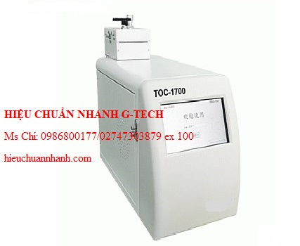 Hiệu chuẩn máy phân tích tổng lượng cacbon hữu cơ TOC HINOTEK TOC-1700 (0.001-1.5mg/l, Tích hợp đo online). Hiệu chuẩn nhanh G-tech