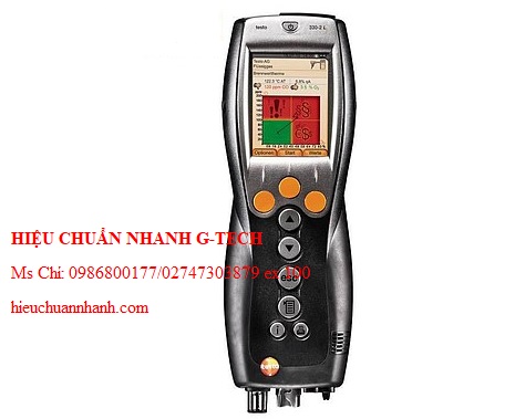 Hiệu chuẩn bộ thiết bị đo khí thải dùng trong kỹ thuật & kiểm định TESTO 330-2 LL. Hiệu chuẩn nhanh G-tech