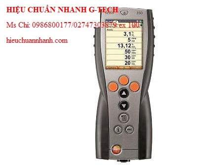 Hiệu chuẩn thiết bị đo và phân tích khí thải TESTO 350. Hiệu chuẩn nhanh G-tech