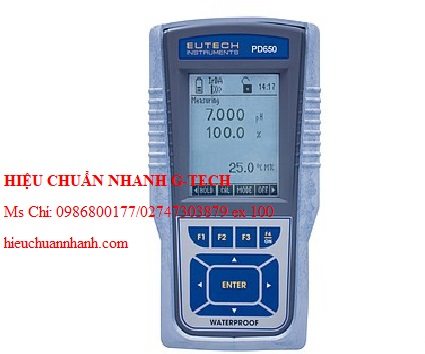 Hiệu chuẩn máy đo đa chỉ tiêu cầm tay Eutech ECPDWP65000. Hiệu chuẩn nhanh G-tech