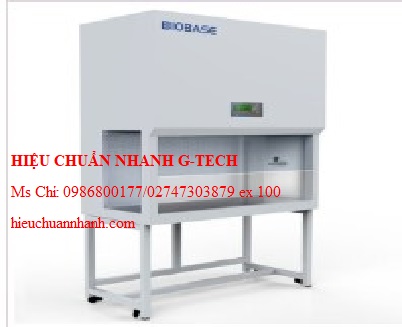 Hiệu chuẩn tủ cấy vi sinh dòng khí thổi ngang Model BBS-H1300. Hiệu chuẩn nhanh G-tech