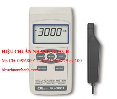 Hiệu chuẩn máy đo từ tính Lutron GU-3001. Hiệu chuẩn nhanh G-tech