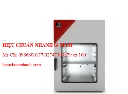 Hiệu chuẩn tủ sấy chân không Binder VD115-230V (10°C ~ 220°C, 1.6kW). Hiệu chuẩn nhanh G-tech