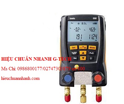 Hiệu chuẩn máy đo đa năng TESTO 550s (đo nhiệt độ, áp suất, chân không). Hiệu chuẩn nhanh G-tech