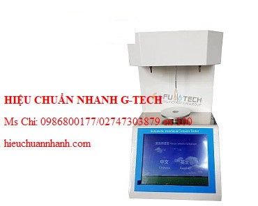 Hiệu chuẩn máy đo sức căng bề mặt chất lỏng Fuootech FT-ZLS ( 0-200mN/m). Hiệu chuẩn nhanh G-tech