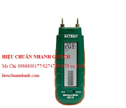 Hiệu chuẩn máy đo độ ẩm gỗ, vật liệu xây dựng bỏ túi EXTECH MO210. Hiệu chuẩn nhanh G-tech