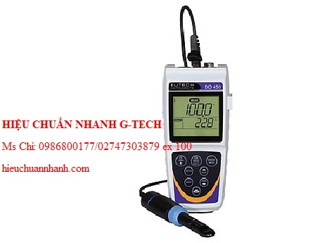 Hiệu chuẩn  máy đo Oxy hòa tan Eutech ECDOWP45003. Hiệu chuẩn nhanh G-tech