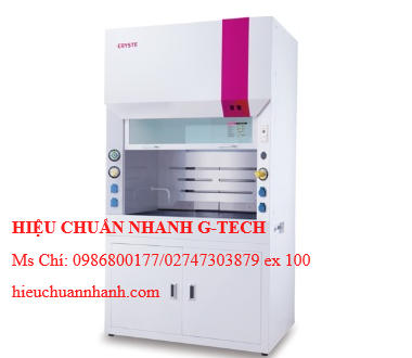 Hiệu chuẩn tủ hút hơi hóa chất CRYSTE PURIFUME 1200. Hiệu chuẩn nhanh G-tech