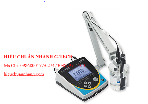 Hiệu chuẩn máy đo pH/ORP/ION/Độ dẫn điện/TDS/Độ mặn/Điện trở suất/Nhiệt độ để bàn Eutech ECPC27004S. Hiệu chuẩn nhanh G-tech
