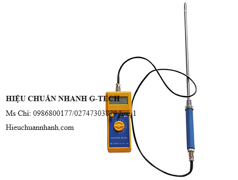 Hiệu chuẩn máy đo độ ẩm đất kỹ thuật số cầm tay SKZ Industrial SKZ111K-1B (0 ~ 80%, đầu dò 600mm). Hiệu chuẩn nhanh G-tech