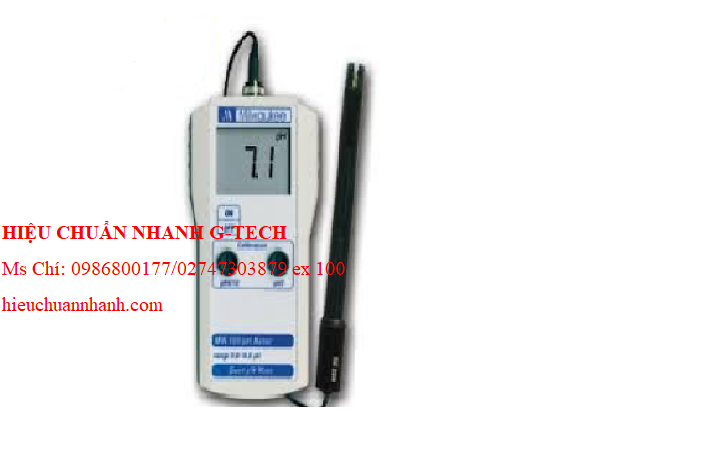 Hiệu chuẩn máy đo pH điện tử cầm tay MILWAUKEE MW100 (0.00~14.00 pH, 0.1 pH). Hiệu chuẩn nhanh, uy tín, chất lượng tại Hà Nội