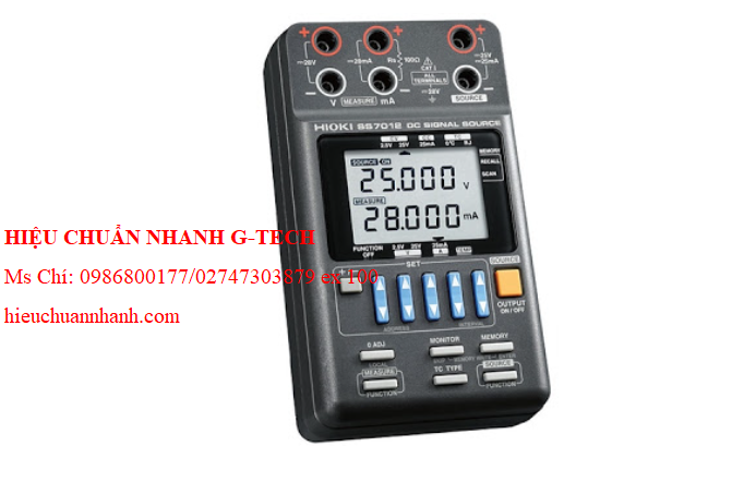 Hiệu chuẩn bộ phát nguồn DC (máy hiệu chuẩn ) Hioki SS7012. Hiệu chuẩn nhanh,uy tín, chất lượng tại Quảng Ngãi