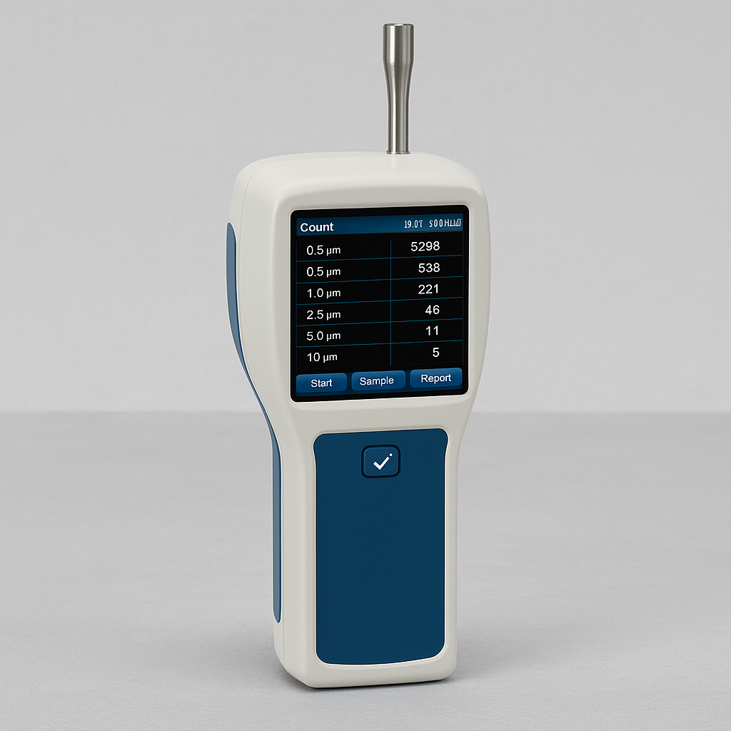 Hiệu chuẩn Máy đếm hạt bụi. Hiệu chuẩn nhanh, uy tín tại Hà Nội, Bắc Ninh, Bắc Giang