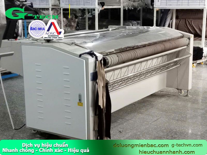 Hiệu chuẩn thiết bị Máy hấp vải  – thiết bị có chuyển động quay tại xã Tây Sơn, tỉnh Gia Lai